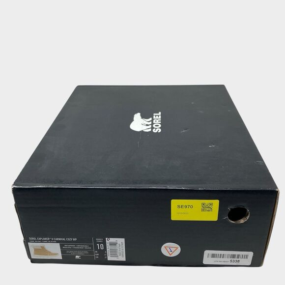 Sorel Waterproof Snow Boots 10 Beige Explorer Next Carnival Insulated Canoe - Picture 7 of 12